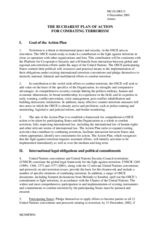 The Bucharest Plan of Action for combating terrorism