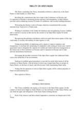 Treaty on Open Skies