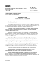 Decision No. 5/09, Migration Management 